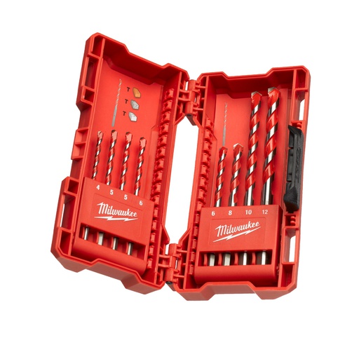 [4932471192] Wiertła do betonu Premium Milwaukee | Hammer Drill Bit 8 pc set - EMEA