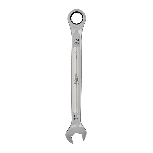 [4932480215] Klucze płasko-oczkowe z grzechotką MAX BITE™ Milwaukee | Maxbite Ratcheting Metric Combination Spanner - 32 mm