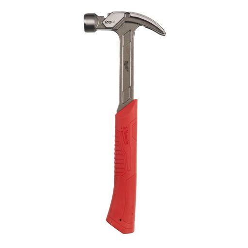 [4932478656] Młotek ciesielski z trzonkiem stalowym, pazur zakrzywiony Milwaukee | Steel Curved Claw Hammer 20oz / 570g