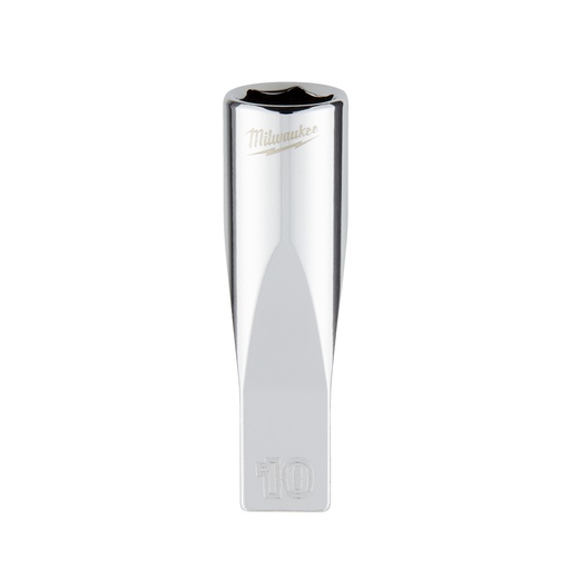 [4932478330] Nasadki chromowane ¼″ Milwaukee | 1/4 Drive Socket - Metric Deep - 10 mm