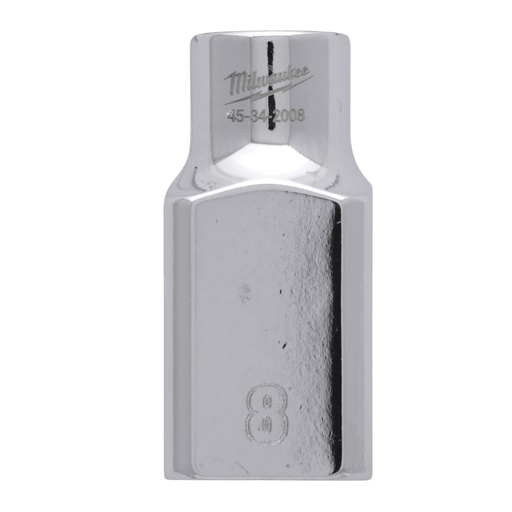 [4932480006] Nasadki chromowane ½″ Milwaukee | 1/2 Drive Socket Metric Standard - 8 mm