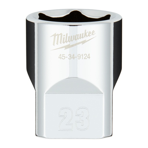[4932480021] Nasadki chromowane ½″ Milwaukee | 1/2 Drive Socket Metric Standard - 23 mm