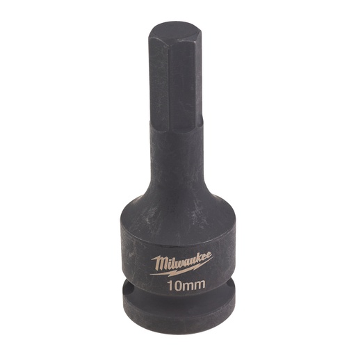 [4932478066] Nasadki udarowe ½″ z końcówką bita HEX Milwaukee | HEX10 1/2" impact bit socket