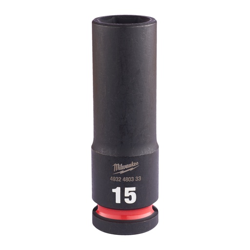 [4932480333] Nasadki Udarowe SHOCKWAVE™ IMPACT DUTY  ½" - długie Milwaukee | 15 mm 1/2" impact socket deep - 1pc