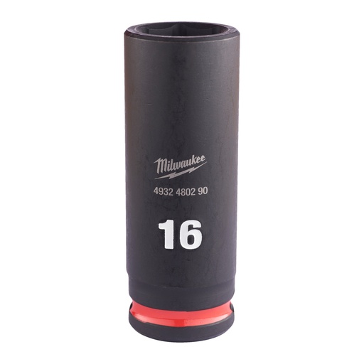 [4932480290] Nasadki Udarowe SHOCKWAVE™ IMPACT DUTY ⅜" - długie Milwaukee | 16 mm 3/8" impact socket deep - 1 pc