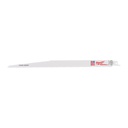 Drewno / Metal / Tworzywa sztuczne: Brzeszczoty uniwersalne  Milwaukee | 300 x 8 / 12 Tpi - 5 pcs