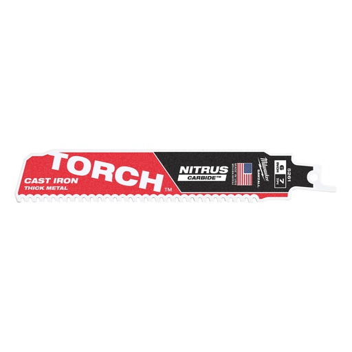 [48005261] Metal: Brzeszczoty TORCH™ NITRUS CARBIDE ™ z węglikiem Milwaukee | TCT TORCH NITRUS 150 x 8 - 1pc