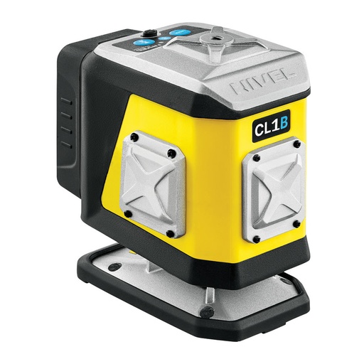 [CL1B-zestaw-2] ZESTAW Laser krzyżowy Nivel System CL1B niebieski + statyw SJJ-M1 EX + tyczka LS-24 + odbiornik CLS-4