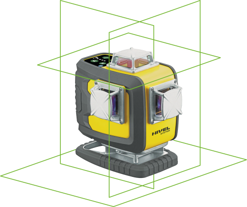 [CL4D-G-zestaw4] Laser budowlany Nivel System CL4D-G - ZESTAW statyw SJJ-M1 EX czujnik RD800