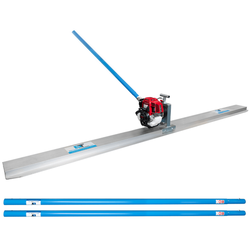 [BTVTBF2500] Kompletna Listwa wibracyjna Beton Trowel Bullfloat (2,5 m | Honda GX 25)
