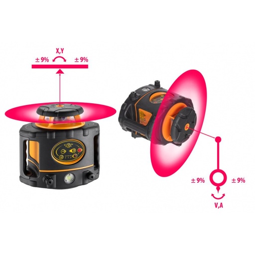 [12-304-20] Niwelator laserowy rotacyjny geo-FENNEL FL 265HV samopoziomujący