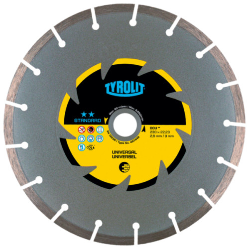 Tarcza diamentowa TYROLIT STANDARD DCU 300 X 2,6 MM