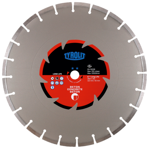 [485001] Tarcza diamentowa TYROLIT STANDARD DCC-LL 350 X 3 MM X 20 MM