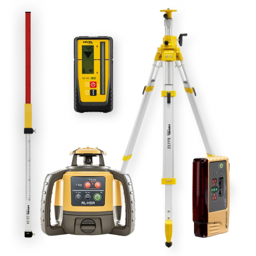 [RL-H5A DIGITAL-zestaw3] Niwelator laserowy Topcon RL-H5A DIGITAL - ZESTAW   LS-24   statyw SJJ32   czujnik LS-B10